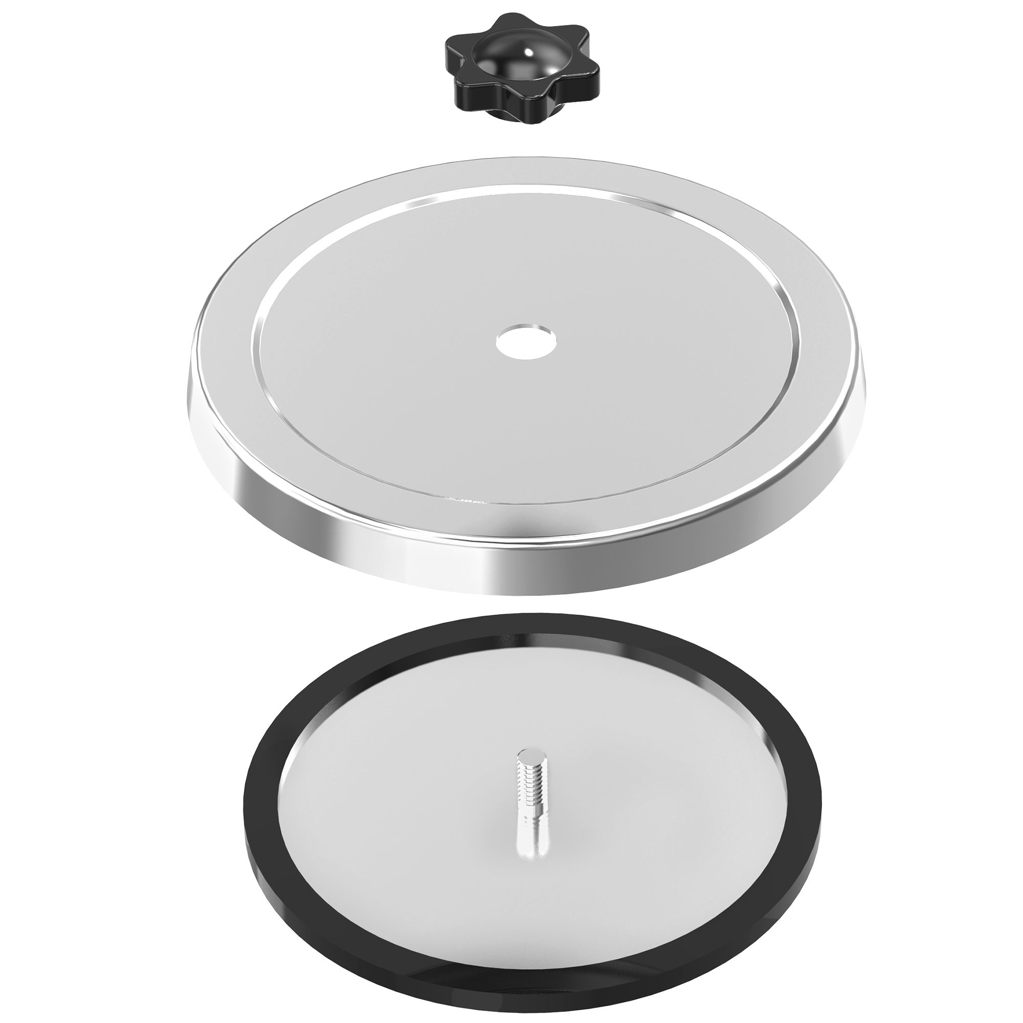 Rock Tumbler Stainless Steel Lid Replacemet,K1 & K1 Pro & k2 & k4